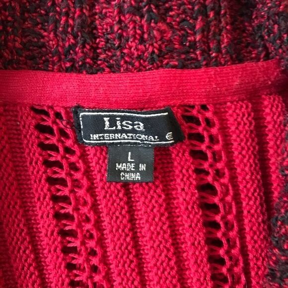 Lisa International Long Knit Sweater | Cardigan L - Picture 9 of 10